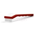 Gordon Brush H3" No. 4 Channel Strip Brush .010" Bristle D Black 100% Conductive 21N-020W-REDG-12